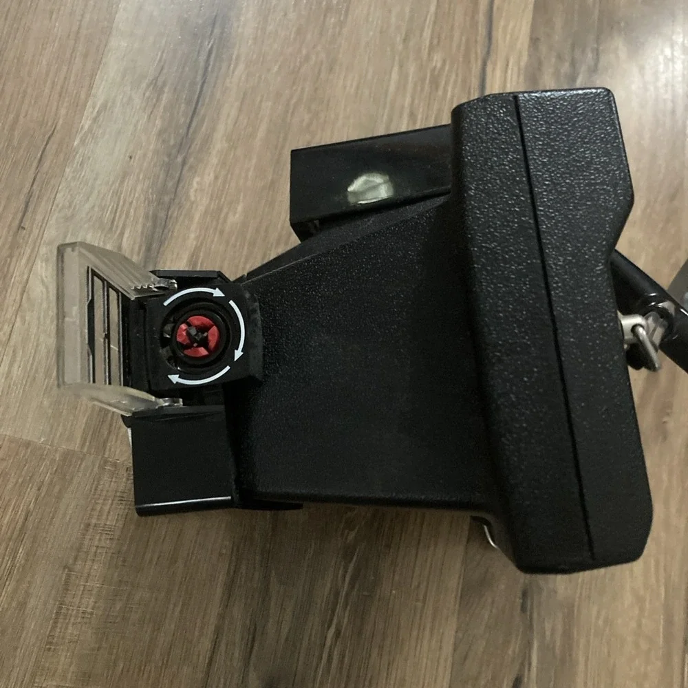 Vintage 1971/72 Black POLAROID LAND CAMERA SUPER COLORPACK instant film camera
